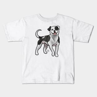 American Bulldog - Black and White Kids T-Shirt